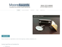 Tablet Screenshot of mooreawards.net